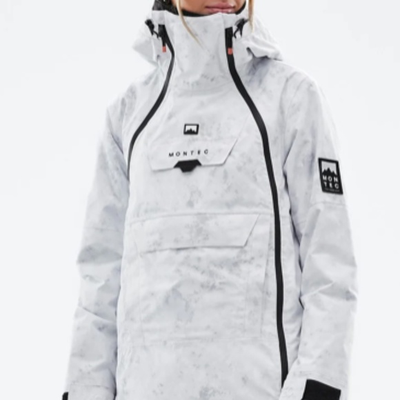 Montec Doom Ski Jacket, Women's XL, White TieDie - Picture 7 of 7